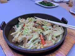 铁板啫花肉菜花-竹溪百福酒家(同和店)