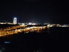 晚上从露台看的夜景-大理洱海龙湾假日酒店