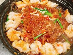 金银蒜蒸凤尾虾-绿茶餐厅(光谷世界城步行街店)