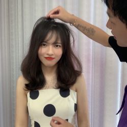 -韩鑫烫染接发·收长头发
