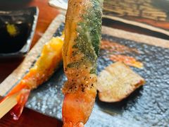 苏叶烤鸡皮虾-鸟串烧Yakitori
