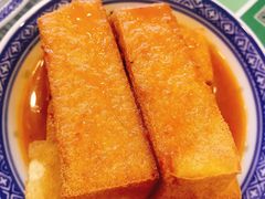 招牌蒜香炸豆腐-捷信牛奶甜品世家(学府店)