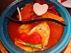 真有料的番茄鸳鸯锅-吼堂老火锅(太古里总店)