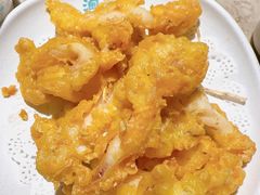 咸蛋黄鱼骨-淘米捞·米汤脆鲩鱼火锅(福田皇岗店)