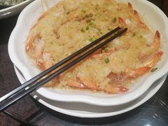 金针粉丝凤尾虾-刘胖子家常菜·蹄花焖藕(中南店)