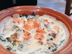 奶香鸡肉焗菠菜-萨莉亚意式餐厅(杭州滨江天街店)