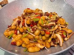 干锅鱿鱼须-客家大院·非遗赣南客家菜(郁孤台店)