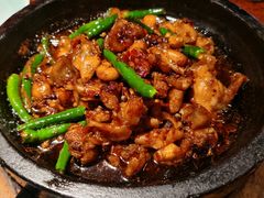 酱爆石锅蛙-绿茶餐厅(蓝色港湾店)
