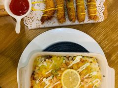 什锦菠萝焗饭-Rabbit Cafe私房西餐甜点咖啡(栖霞路店)