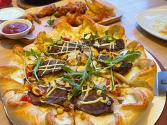 普装芝心臻选和风四拼比萨-必胜客(机场路店)