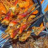 不是那种小尾巴！巴掌大的烤三文鱼尾！！