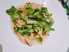 小白菜炒信阳豆筋-阿庄新豫菜(通泰路店)