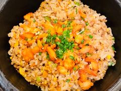 三文鱼石锅炒饭-Hatsune隐泉日式料理(SKP店)