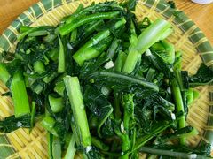 蒜蓉炒青菜-花悦农庄 | 烧鸡·竹筒饭(沙迳高沙温泉香溪堡店)