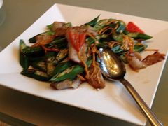 鲜秋葵炒猪面青-杭州JW万豪酒店-万豪中餐厅