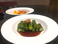 头抽生灼秋葵-五缘湾凯悦酒店·悦饗中餐厅