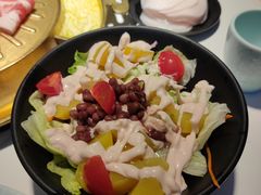 芒果酸奶沙拉-猪啊牛呀羊啊铜盘烤肉(正大广场店)