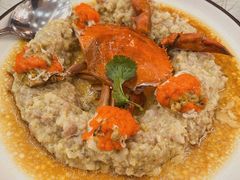 膏蟹蒸肉饼-轩记海鲜餐厅·四十五年老字号·经典粤菜(西区彩虹店)