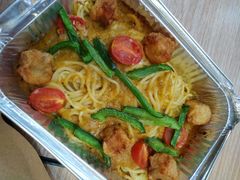 椰香咖喱鸡肉意面-达美乐比萨(东新路店)