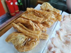 炸腐竹-潮汕美牛肉丸火锅店(天宁寺店)