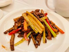 茶树菇猪颈肉-上海金桥红枫万豪酒店-万豪中餐厅