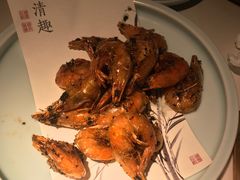 梅干菜油爆虾-韵秋荷(宝山龙湖天街店)