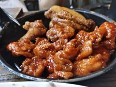 辣子鸡拼酱油鸡-MI WU FACTORY米屋美食工厂餐厅(绿地店)