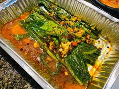 锡纸油麦菜-猪的故事·韩式烤肉(韩乐坊店)