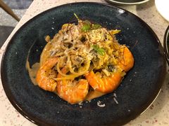 芝士蘑菇鲜虾意大利面-BE BRIGHT KITCHEN(正佳广场店)