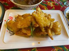 特色锅包肉-闯关东东北农家菜(崂山石老人店)