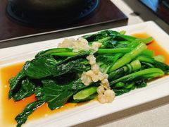 白灼菜心-狮王府淮扬菜(夫子庙老门东店)