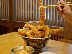天妇罗炸虾-天ぷら定食まきの(難波千日前店)