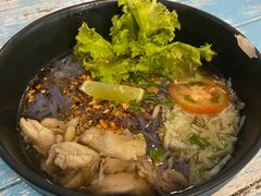 -蝶豆花蓝面条