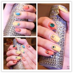 异域风，美女客人蜜蜜的尼泊尔款-艾妃罗高科美肤美甲美睫健康管理