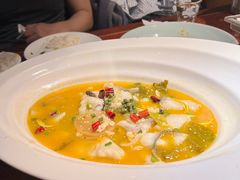 金汤酸菜鲈鱼-绿茶餐厅(华联万柳店)