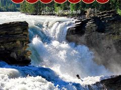 -阿萨巴斯卡瀑布观景点