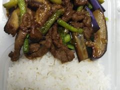 豆角茄子牛柳饭-都城快餐(龙泽商业大厦店)