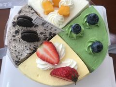 奶油四拼-爱上花开·蛋糕·安佳动物奶油轻奢私人定制(凯德店)