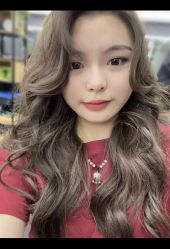 点击看大图 -藤野造型烫发染发