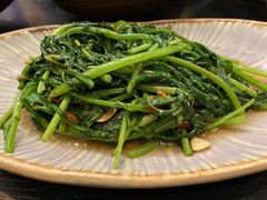 水豆豉炒蓬蒿菜-山石榴·贵州菜(丰盛里店)