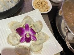 秘制西洋菜饺-金海阁海鲜火锅