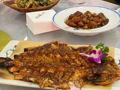 碳烤虹鳟鱼-丽泽山庄·生态怀柔菜·虹鳟鱼(红螺寺店)