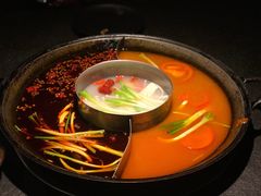 豆浆三味锅（含豆花）-渝涯重庆豆花老火锅(中赢国际店)