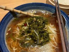 雪菜肉丝面-竹里馆·淮扬菜·功夫茶(老门东店)