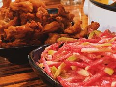 -老红桥炸灌肠牛肚锅烧烤(定福庄店)
