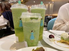 静冈网纹蜜瓜冰茶-KNOTKNOT珞珞·日式甜品(K11店)