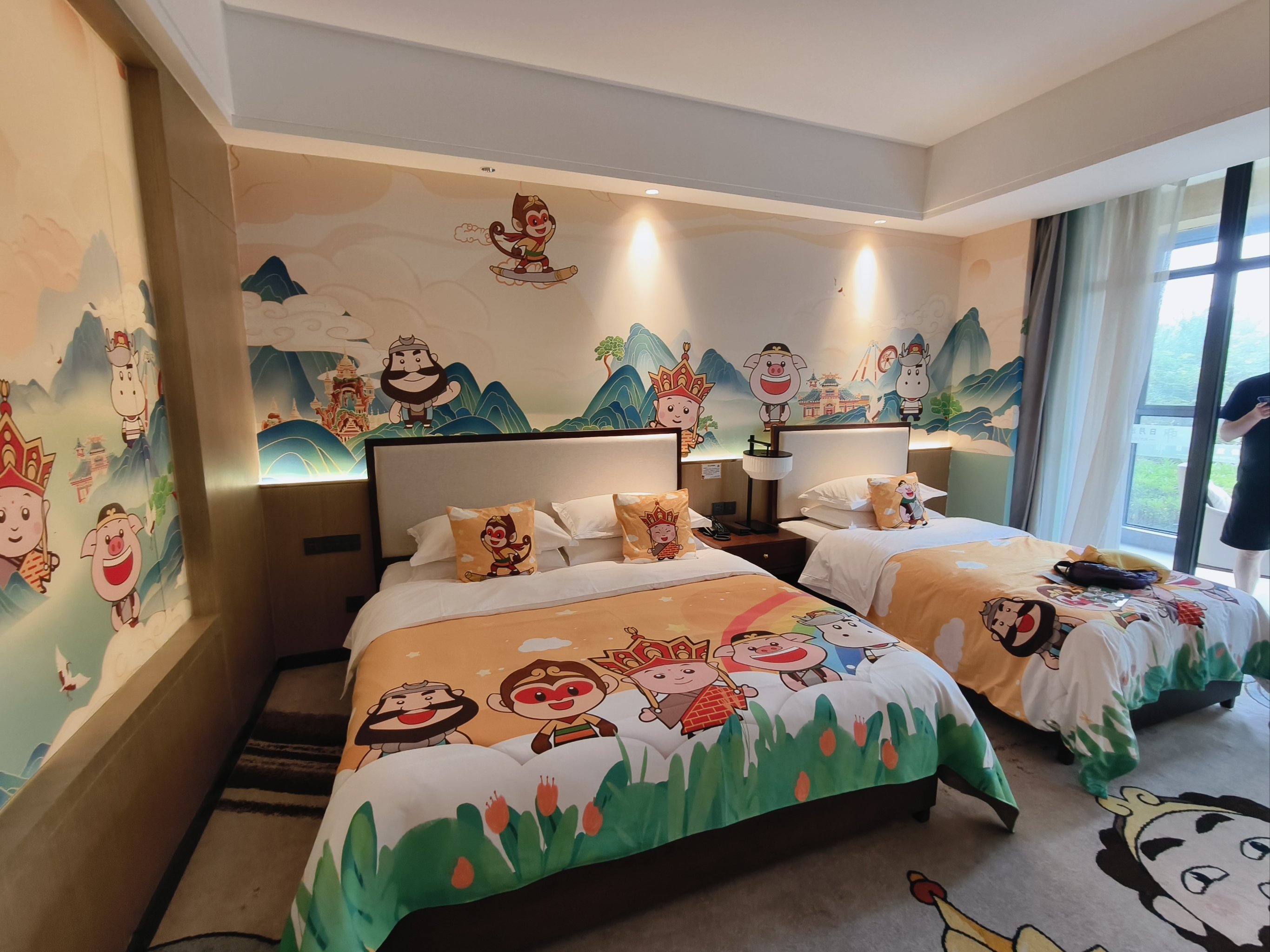 淮安西游乐园日月洲酒店亲子主题房间体验