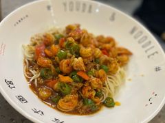 小龙虾尾拌面-友达面馆(海珠店)