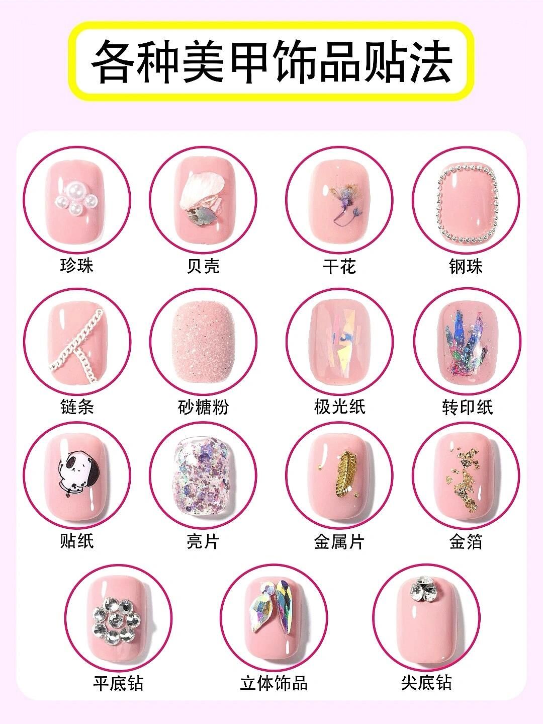 美甲饰品镶嵌很关键7215:
92珍珠
取少量粘钻胶放上珍珠照