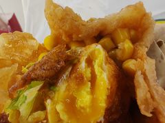 -小红车炸蛋葱油饼